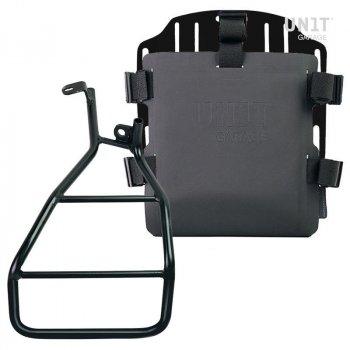 Aluminium-Taschenhalter mit verstellbarer Hypalon-Front und Schnellkupplung + Sportster S 1250-Rahmen