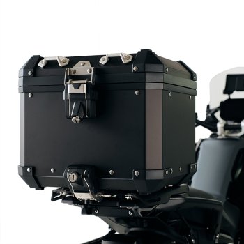 Gepäckträger mit Soziusgriffen + Platte für original BMW F450GS Topcase