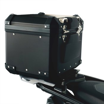 Gepäckträger mit Soziusgriffen + Platte für original BMW F450GS Topcase
