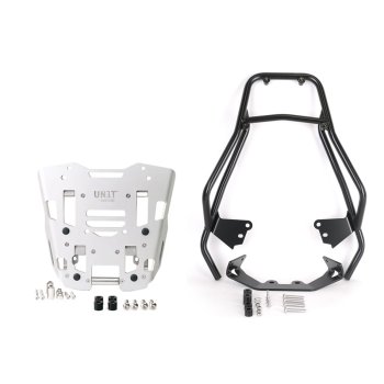 Gepäckträger mit Soziusgriffen + Platte für original BMW F450GS Topcase