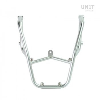 Heckgepäckträger mit Beifahrergriffen Aprilia Tuareg 660 Silber