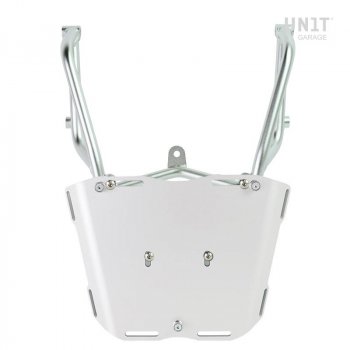 Heckgepäckträger mit Beifahrergriffen Aprilia Tuareg 660 Silber