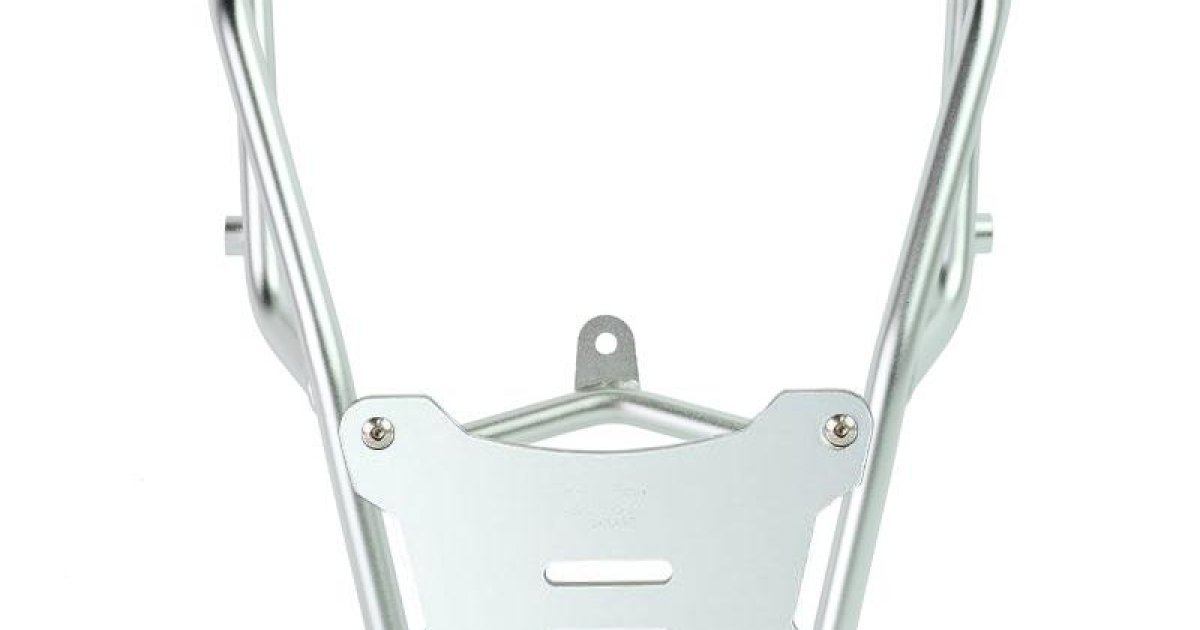Porte-bagages Arrière Pour Vespa Primavera 50-300 - Avec Dossier, En Acier Chromé
