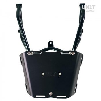 Heckgepäckträger mit Beifahrergriffen Aprilia Tuareg 660 Schwarz