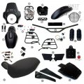 R1150R PRO Kit mit Tankseitenverkleidungen im Rohr (Matt Black)