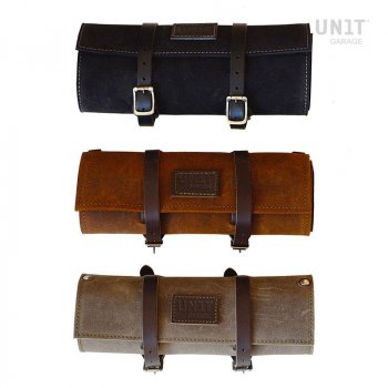 Tasche/Rolle aus gewachstem Wildleder 