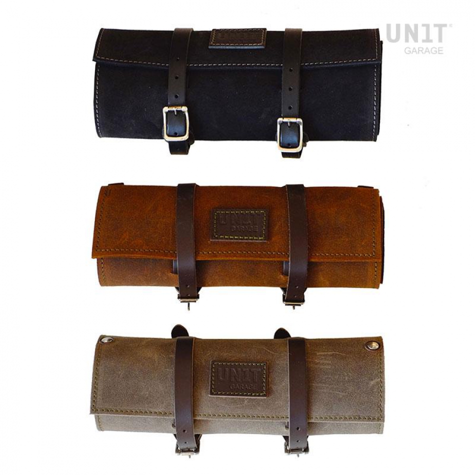 Tasche/Rolle aus gewachstem Wildleder 