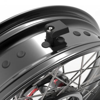 BMW 17" Hinterrad (schwarze Speichen)