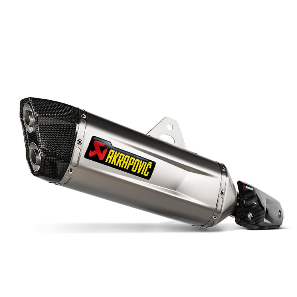 Akrapovic-Unitgarage Hoher Auspuff BMW R12 G/S
