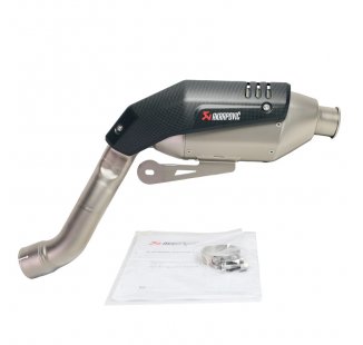 Akrapovic-Unitgarage Hoher Auspuff BMW R12 G/S