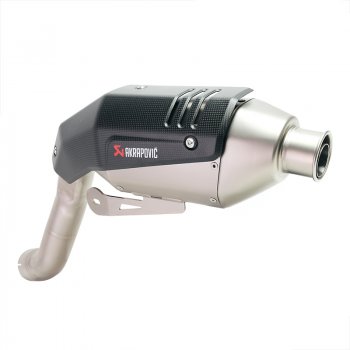 Akrapovic-Unitgarage Hoher Auspuff BMW R12 G/S