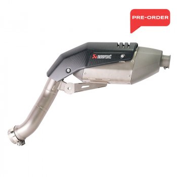 Akrapovic-Unitgarage Hoher Auspuff BMW R12 G/S