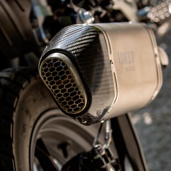 Unitgarage Auspuffanlage BMW F450GS