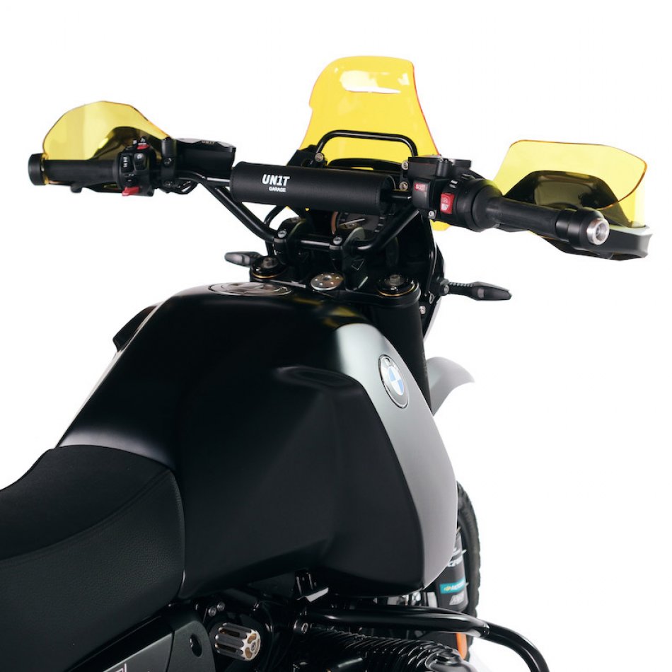 Kraftstofftank für BMW R12 G/S Dakar, Nachtschwarz matt, übergroß