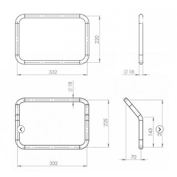 Atlas HD Pan America Aluminium-Kofferrahmen