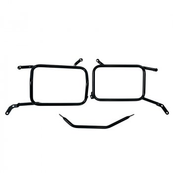 Moto Guzzi V85 TT (ab 2024) Aluminium-Satteltaschenrahmen Schwarz