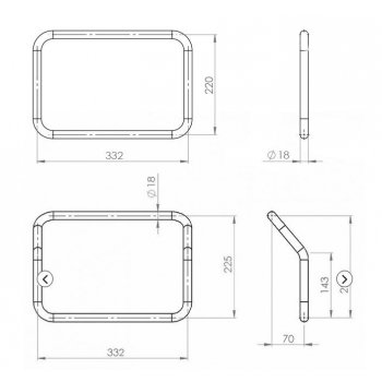 Taschenrahmen aus Aluminium R1200GS LC - R1250GS & ADV