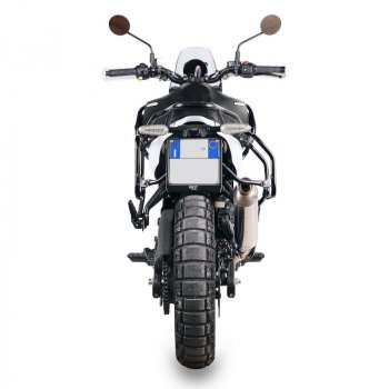 Royal Enfield Himalayan 450 Aluminium-Kofferrahmen für Aftermarket-Auspuff (ab 2024)