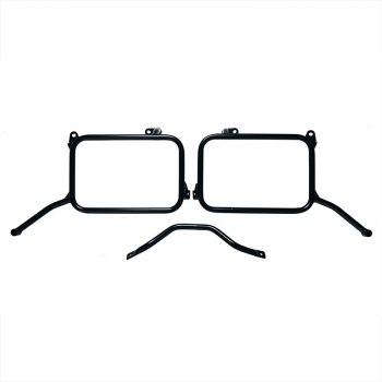 Royal Enfield Himalayan 450 Aluminium-Kofferrahmen für OEM-Auspuff (ab 2024)