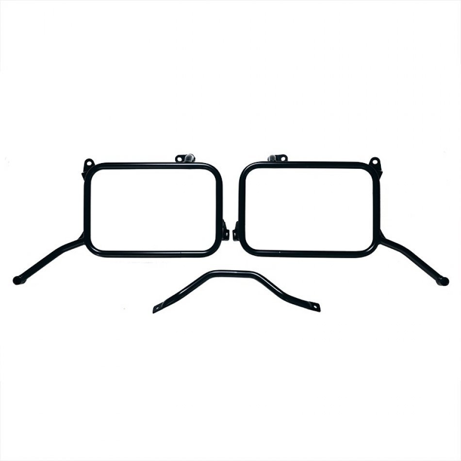 Royal Enfield Himalayan 450 Aluminium-Kofferrahmen für OEM-Auspuff (ab 2024)