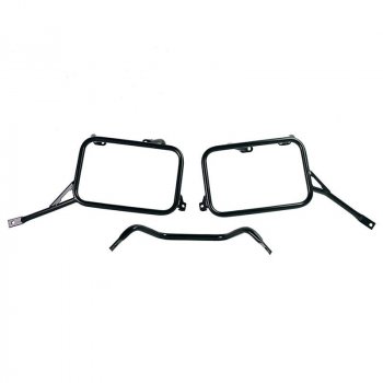 Atlas Aluminium-Seitenkoffer-Set 48L+48L + R80G/S und R80 GS Basisrahmen für Atlas-Aluminiumtaschen