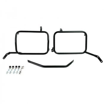 Moto Guzzi V85TT Schwarzer Aluminium-Taschenrahmen